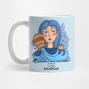 Aquarius Constellation:Creativity And Progress | Astrology Art Mug